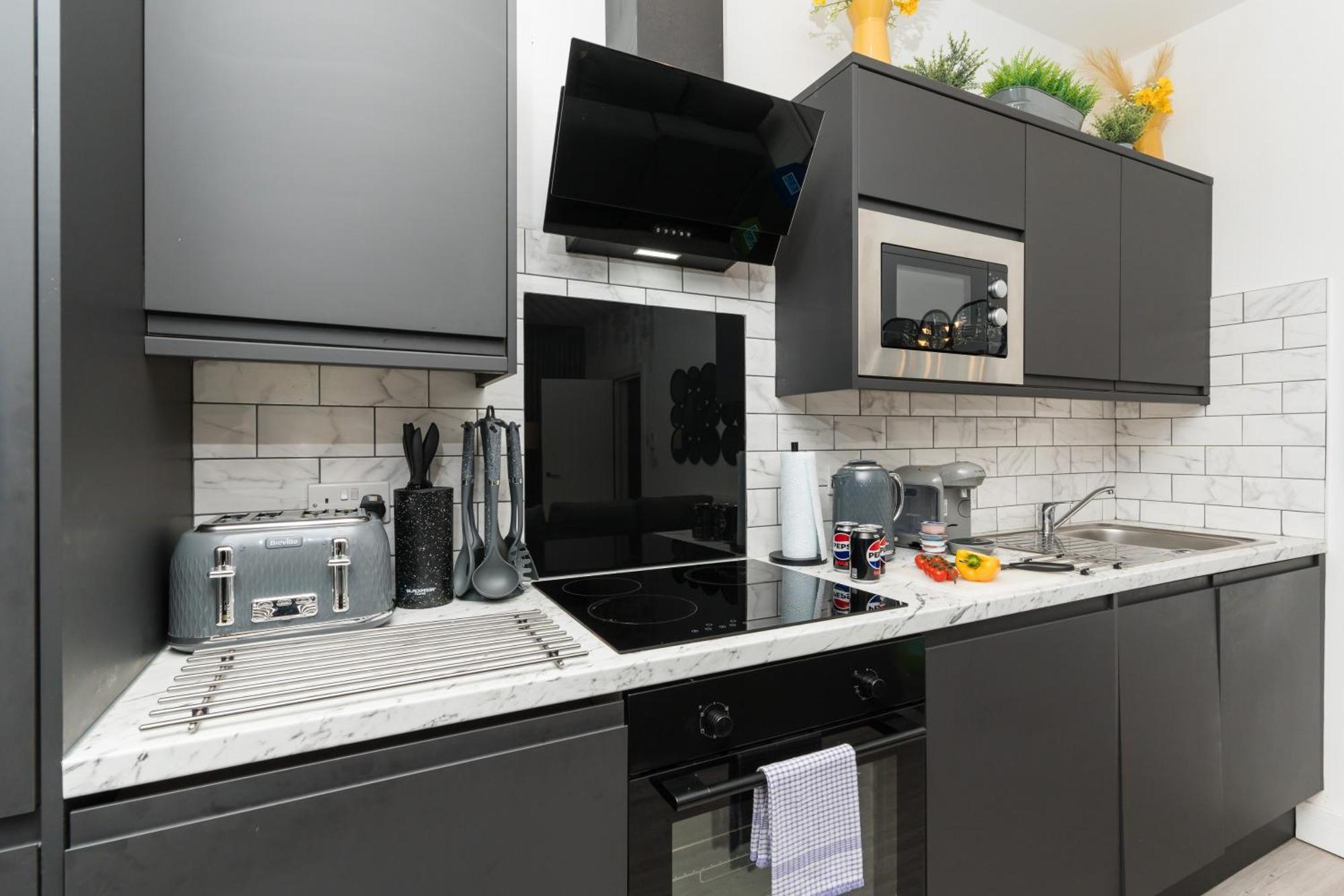 Nottage House Premier Apartments Cardiff Bilik gambar